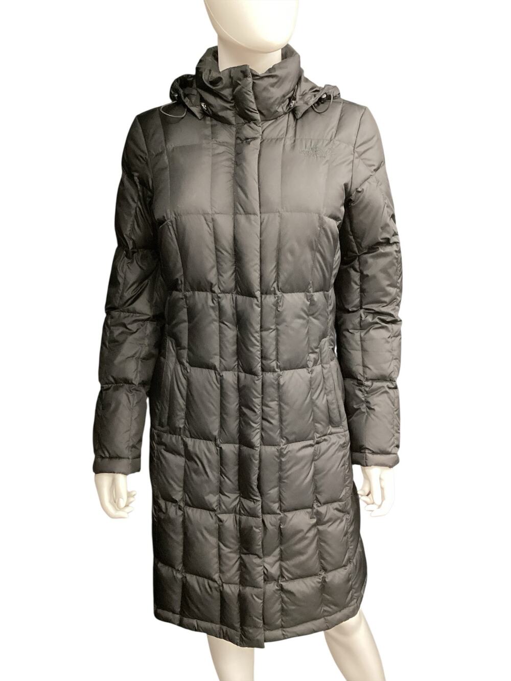 The North Face Coat Women’s Size S/P Metropolis Hooded Puffer Parka Zipper Black